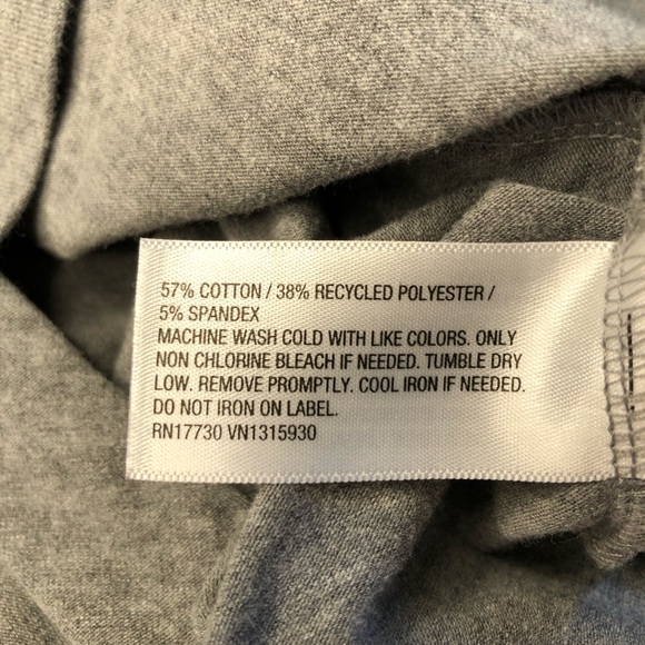 “wild fable” short sleeve, cropped, crew neck tee -light grey- juniors size M - Picture 5 of 9